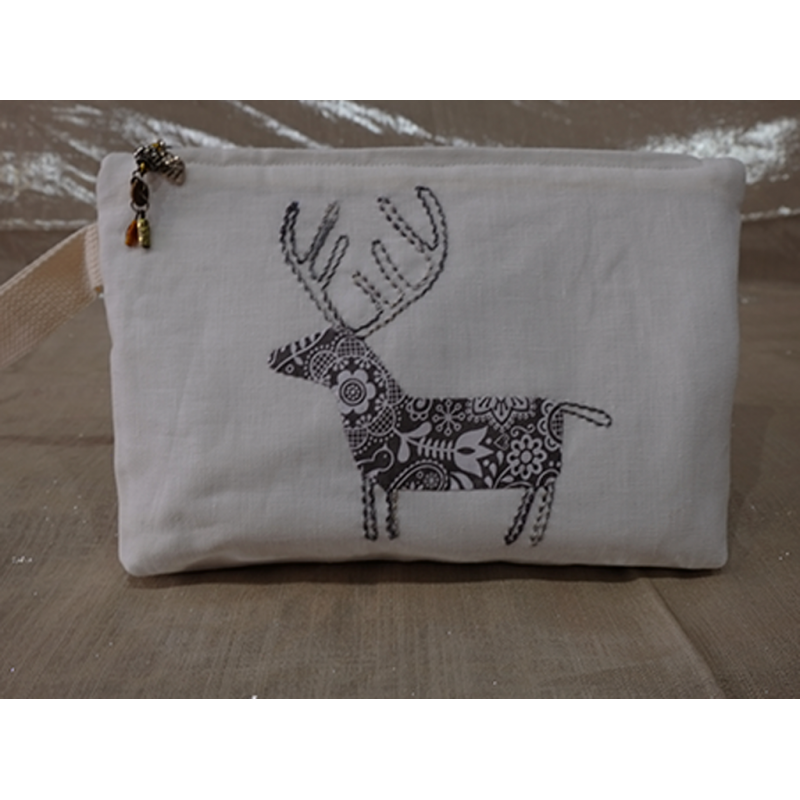 Estuche Neceser Bordado Petroglifo