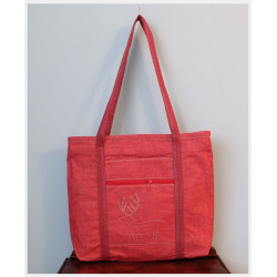 Bolso vaquero rojo ciervo