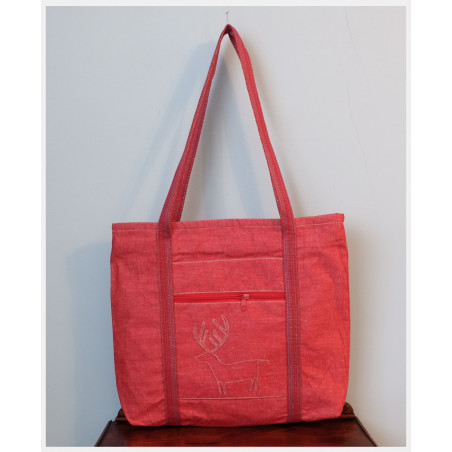 Bolso vaquero rojo ciervo